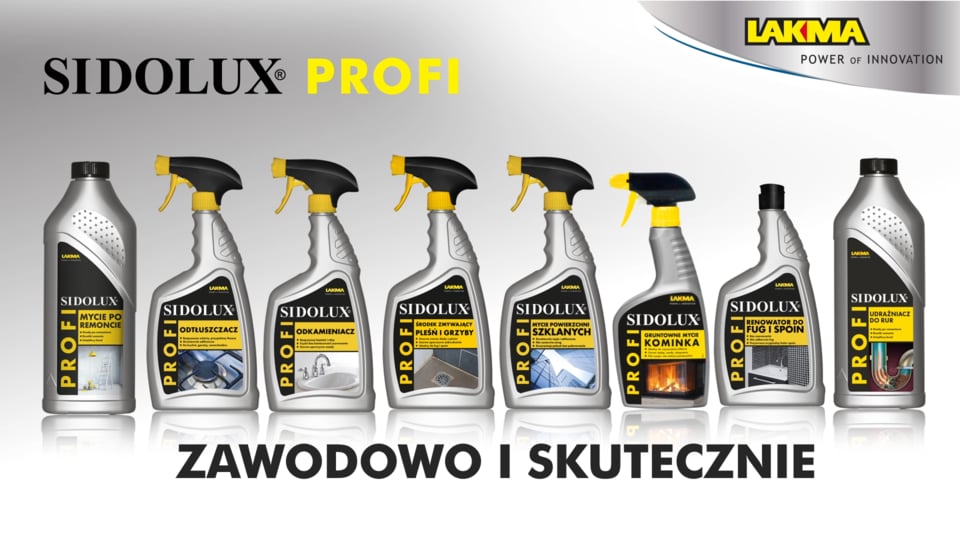 Sidolux Profi - seria produktów